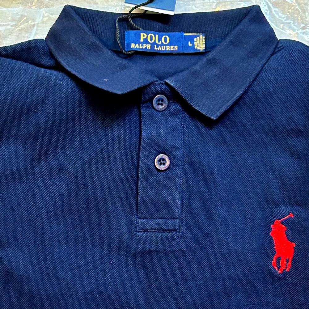 Polo by Ralph Lauren polo shirt (Mid sized pony) Navy color